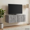 Meuble TV mural 59,5 x 31 cm Sonoma gris Bois d'ingénierie 583089583089