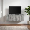 Meuble TV mural 59,5 x 31 cm Sonoma gris Bois d'ingénierie 583089583089