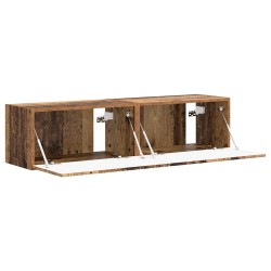 Meuble TV mural 2 pcs Bois Ancien 60 x 31 x 29,5 cm 583093583093
