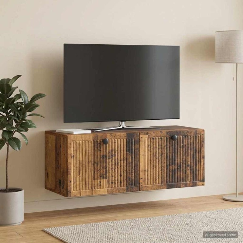 Meuble TV mural Bois ancien 78,5 x 31 x 30 cm Bois d'ingénierie 583096583096