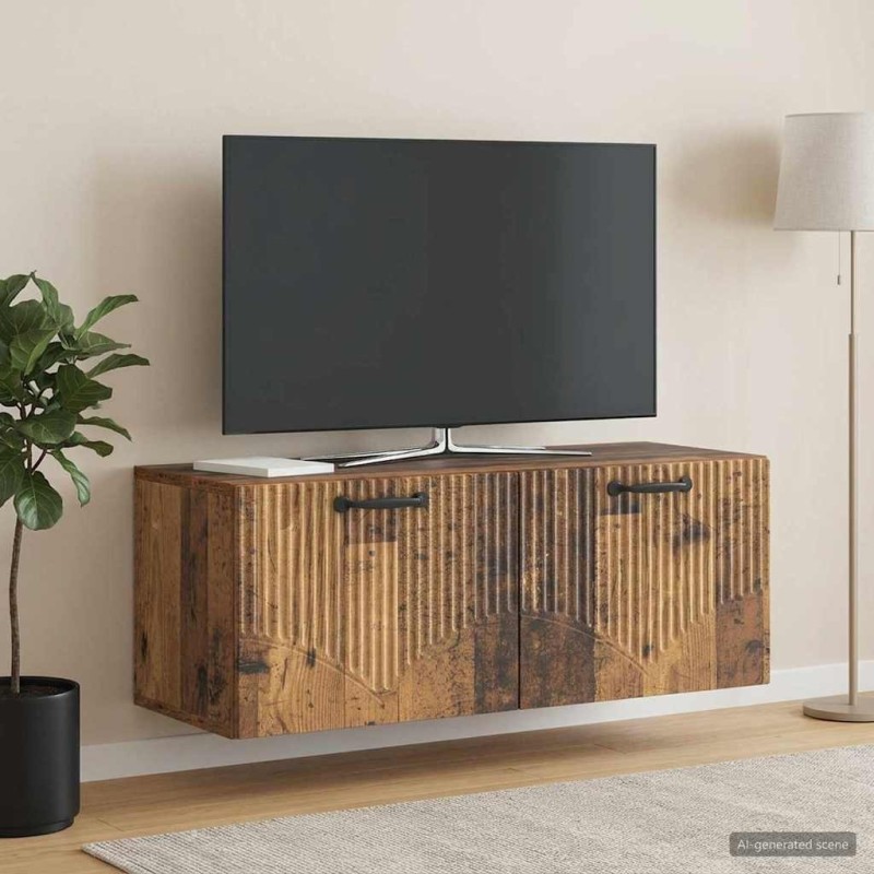 Meuble TV mural Bois ancien 78,5 x 31 x 30 cm Bois d'ingénierie 583097583097