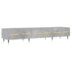 Meuble TV gris béton 150x36x30 cm bois d'ingénierie 583099583099