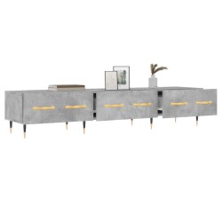 Meuble TV gris béton 150x36x30 cm bois d'ingénierie 583099583099