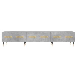 Meuble TV gris béton 150x36x30 cm bois d'ingénierie 583099583099
