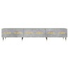 Meuble TV gris béton 150x36x30 cm bois d'ingénierie 583099583099