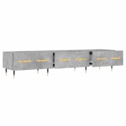 Meuble TV gris béton 150x36x30 cm bois d'ingénierie 583099583099