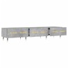 Meuble TV gris béton 150x36x30 cm bois d'ingénierie 583099583099