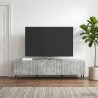 Meuble TV Gris béton 147 x 34,5 x 32 cm Bois d'ingénierie 583100583100