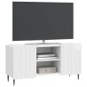 Meuble TV Blanc brillant 102 x 34,5 x 52 cm Bois d'ingénierie 583104583104