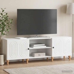 Meuble TV Blanc brillant 150 x 31 x 50 cm Bois d'ingénierie 583108583108