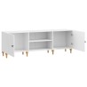 Meuble TV Blanc brillant 150 x 31 x 50 cm Bois d'ingénierie 583108583108