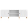 Meuble TV Blanc brillant 150 x 31 x 50 cm Bois d'ingénierie 583108583108