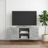 Meuble TV Gris béton 102 x 34,5 x 52 cm Bois d'ingénierie 583109583109