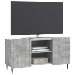 Meuble TV Gris béton 102 x 34,5 x 52 cm Bois d'ingénierie 583109583109