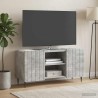 Meuble TV Gris béton 102 x 34,5 x 52 cm Bois d'ingénierie 583109583109