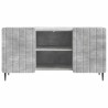 Meuble TV Gris béton 102 x 34,5 x 52 cm Bois d'ingénierie 583109583109
