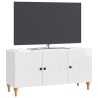 Meuble TV Blanc brillant 99 x 34,5 x 50 cm Bois d'ingénierie 583111583111
