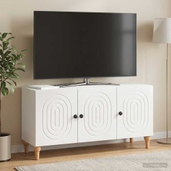 Meuble TV Blanc brillant 99 x 34,5 x 50 cm Bois d'ingénierie 583111583111