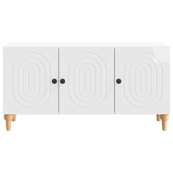 Meuble TV Blanc brillant 99 x 34,5 x 50 cm Bois d'ingénierie 583111583111