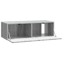Meuble TV mural 98 x 41 x 30 cm Sonoma gris Bois d'ingénierie 583112583112
