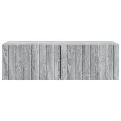 Meuble TV mural 98 x 41 x 30 cm Sonoma gris Bois d'ingénierie 583112583112