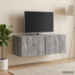 Meuble TV mural 98 x 41 x 30 cm Sonoma gris Bois d'ingénierie 583113583113