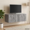 Meuble TV mural 98 x 41 x 30 cm Sonoma gris Bois d'ingénierie 583113583113