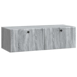 Meuble TV mural 98 x 41 x 30 cm Sonoma gris Bois d'ingénierie 583114583114