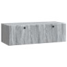 Meuble TV mural 98 x 41 x 30 cm Sonoma gris Bois d'ingénierie 583114583114