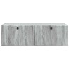 Meuble TV mural 98 x 41 x 30 cm Sonoma gris Bois d'ingénierie 583114583114