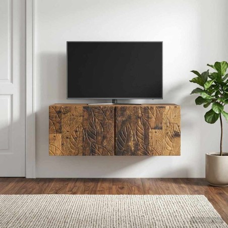 Meuble TV mural 98 x 31 cm Bois ancien Bois d'ingénierie 583118583118