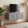 Meuble TV mural 98 x 31 cm Sonoma gris Bois d'ingénierie 583119583119