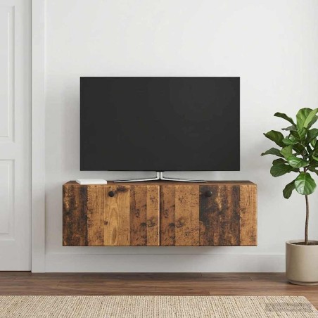 Meuble TV mural 98 x 31 x 30 cm Bois ancien Bois d'ingénierie 583121583121