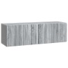 Meuble TV mural 98 x 31 x 30 cm Sonoma gris Bois d'ingénierie 583122583122