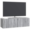 Meuble TV mural 98 x 31 x 30 cm Sonoma gris Bois d'ingénierie 583122583122