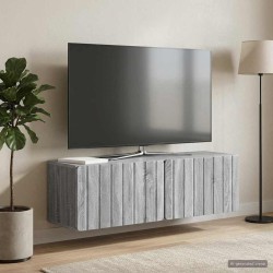 Meuble TV mural 98 x 31 x 30 cm Sonoma gris Bois d'ingénierie 583122583122