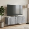 Meuble TV mural 98 x 31 x 30 cm Sonoma gris Bois d'ingénierie 583122583122