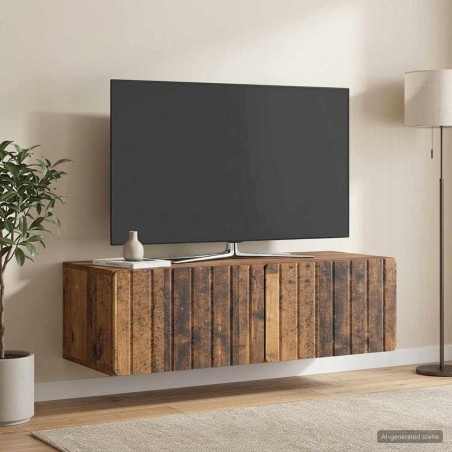 Meuble TV mural 98 x 41 x 30 cm Bois ancien Bois d'ingénierie 583128583128