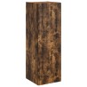 Cabinet de Salle de Bain Mural Chêne fumé 33 x 34,5 x 60 cm 583131583131