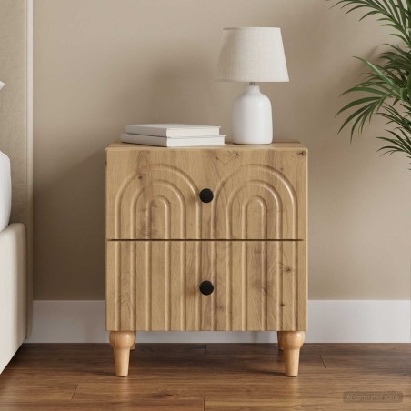 Cabinet de chevet Chêne artisanal 43 x 34,5 x 48 cm 583135583135