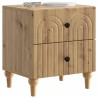 Cabinet de chevet Chêne artisanal 43 x 34,5 x 48 cm 583135583135