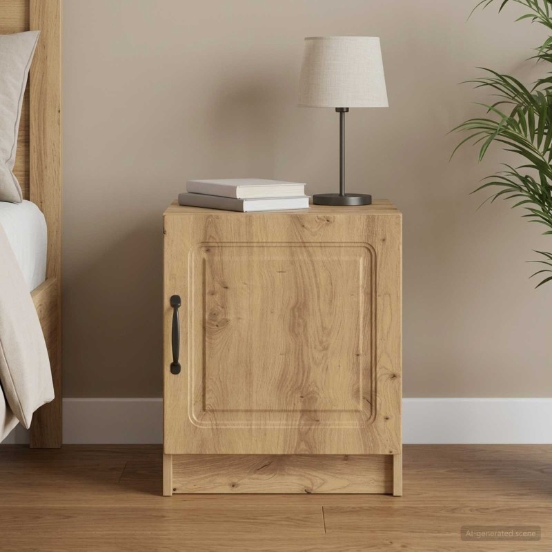 Cabinet de chevet Chêne artisanal 43 x 34,5 x 47 cm 583136583136