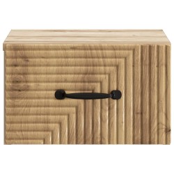 Cabinet de chevet mural Chêne artisanal 34,5 x 33 x 20 cm 583137583137
