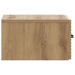 Cabinet de chevet mural Chêne artisanal 34,5 x 33 x 20 cm 583137583137