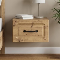 Cabinet de chevet mural Chêne artisanal 34,5 x 33 x 20 cm 583138583138