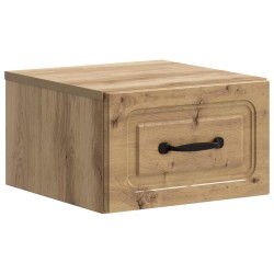 Cabinet de chevet mural Chêne artisanal 34,5 x 33 x 20 cm 583138583138