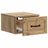 Cabinet de chevet mural Chêne artisanal 34,5 x 33 x 20 cm 583138583138