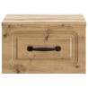 Cabinet de chevet mural Chêne artisanal 34,5 x 33 x 20 cm 583138583138