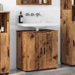 Cabinet de salle de bain avec porte Bois Ancien 61 x 35 x 64 cm 583140583140