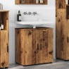 Cabinet de salle de bain avec porte Bois Ancien 61 x 35 x 64 cm 583140583140